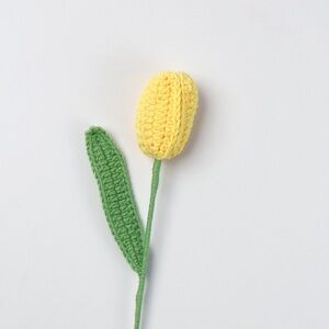 🌷 Handcrafted Yellow Tulip Home Accent
